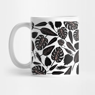 Monstera Leaves Pattern Mug